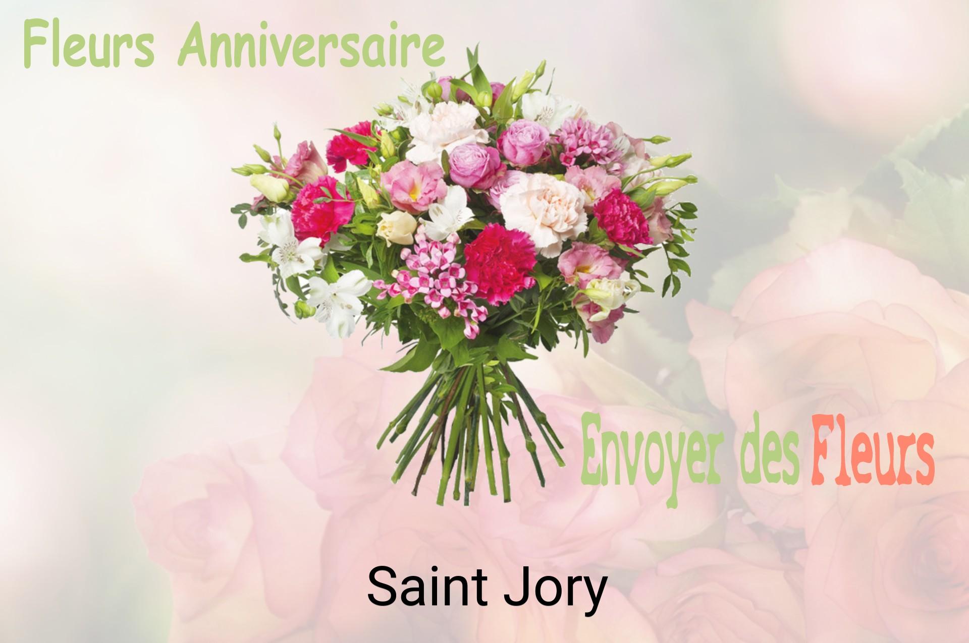 Bouquet de fleurs d’anniversaire livré à Saint-Jory